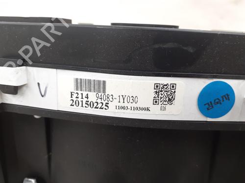 Used Instrument cluster KIA PICANTO II (TA) 1.0 (67 hp) 24790812
