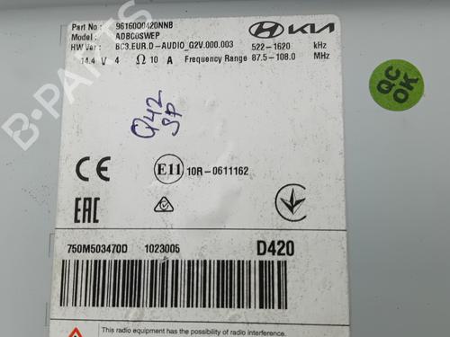 Radio HYUNDAI BAYON (BC3) 1.0 T-GDI 48V-Hybrid | BP36684998E6 - Image 2