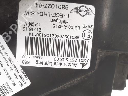 Venstre forlygte MINI MINI COUNTRYMAN (R60) Cooper D (112 hp) 30170333