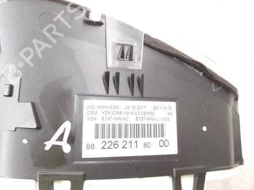 Instrument cluster PEUGEOT 208 I (CA_, CC_) 1.2 VTI 82 | BP24883298C47 