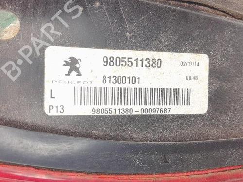 Left tailgate light PEUGEOT 3008 I MPV (0U_) 1.6 HDi | BP25370988C79 