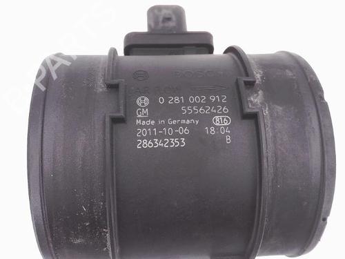 Mass air flow sensor OPEL ZAFIRA TOURER C (P12) 2.0 CDTi (75) | BP25357430M95 