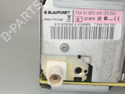Bilradio CITROËN C3 Picasso (SH_) 1.4 VTi 95 (SH8FSC, SH8FP0, SH8FP6) | BP25362508E6 