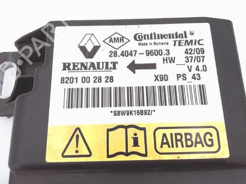 Used ECU airbags DACIA SANDERO 1.2 16V (75 hp) 25357274