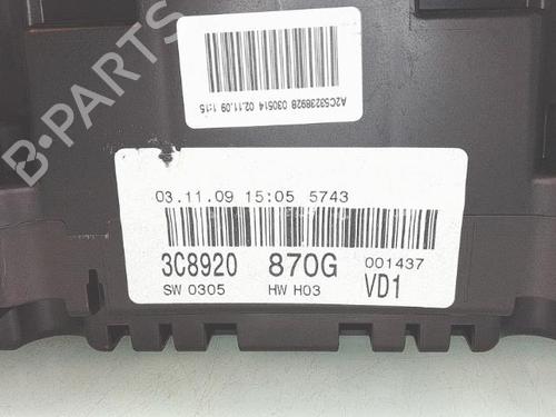 Instrument cluster VW PASSAT CC B6 (357) 2.0 TDI | BP30921919C47