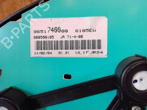 Kombiinstrument PEUGEOT 206 Hatchback (2A/C) 1.4 HDi eco 70 | BP25358875C47