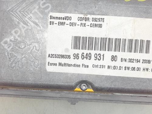 Used Display monitor Display monitor CITROËN C5 III (RD_) [2008-2017] 33310088 33310088