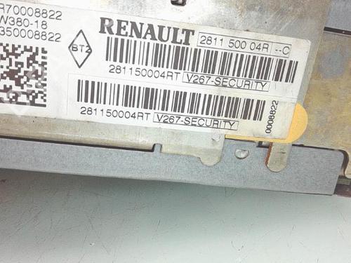Used Radio Radio RENAULT LAGUNA III (BT0/1) 1.5 dCi (BT00, BT0A, BT0T, BT1J) (110 hp) 31853694 31853694