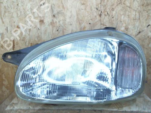 Used Left headlight OPEL CORSA B (S93) 1.7 D (F08, F68, M68) (60 hp) 25367721