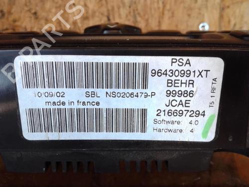 Commande Chauffage PEUGEOT 307 Break (3E) 2.0 HDI 110 (107 hp) 25358926