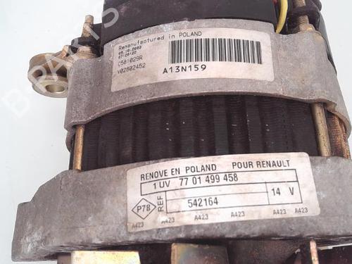 Used Alternator Alternator RENAULT 11 (B/C37_) 1.7 (B/C376) (80 hp) 25349976 25349976