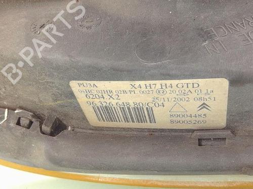 Left headlight CITROËN C5 I (DC_) 2.0 HDi (DCRHZB, DCRHZE) | BP27639984C28 
