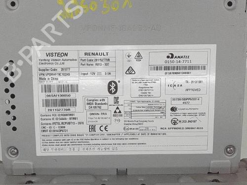 Radio RENAULT TWINGO III (BCM_, BCA_) 0.9 TCe 90 (BCM9, BCM2) | BP29477478E6 