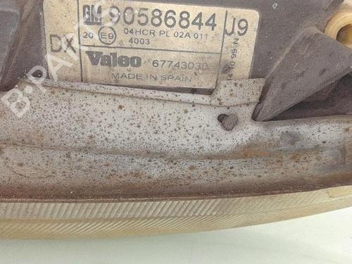 Used Left headlight Left headlight OPEL VECTRA B Estate (J96) 2.0 DTI 16V (F35) (101 hp) 27236701 27236701