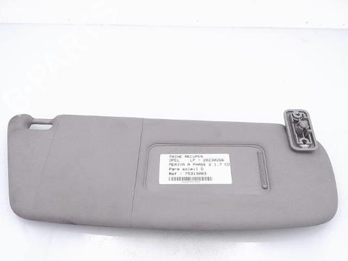 Used Right sun visor OPEL MERIVA A MPV (X03) 1.7 CDTI (E75) (100 hp) 25357749