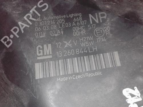 Used Left headlight OPEL ZAFIRA / ZAFIRA FAMILY B (A05) 1.9 CDTI (M75) (150 hp) 25373644