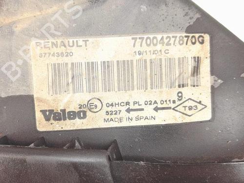 Højre forlygte RENAULT MEGANE I (BA0/1_) 1.6 16V (BA04, BA0B, BA11, BA1J, BA16, BA19, BA1K, BA1V,... | BP25362506C29 