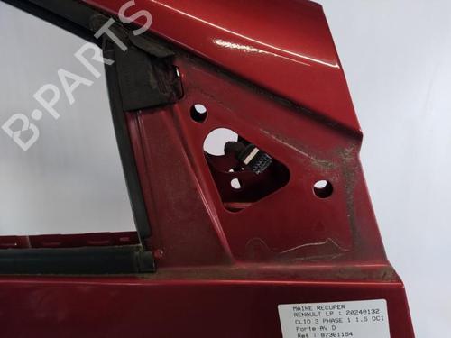 Right front door RENAULT CLIO III (BR0/1, CR0/1) 1.5 dCi (BR17, CR17) | BP25368778C3 