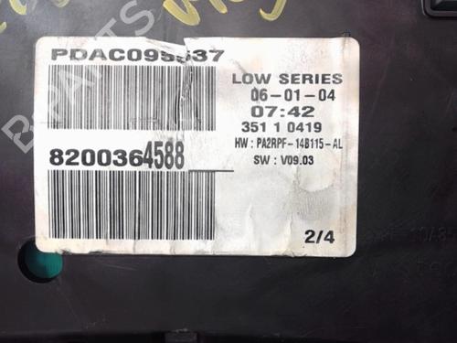 Kombinert Instrument RENAULT MEGANE II (BM0/1_, CM0/1_) 1.5 dCi (BM0F, BM0T, BM2B, CM0F, CM0T) | BP25365513C47 