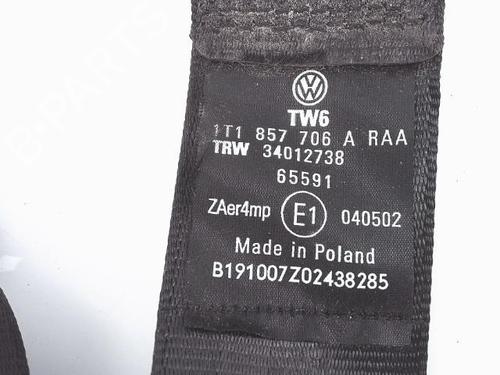 Høyre foran beltestrammer VW TOURAN (1T1, 1T2) 1.9 TDI | BP25363353C88 