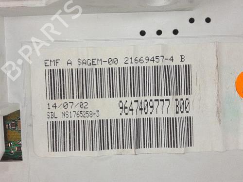 Display monitor PEUGEOT 206 Hatchback (2A/C) 1.1 i | BP25356255C48 