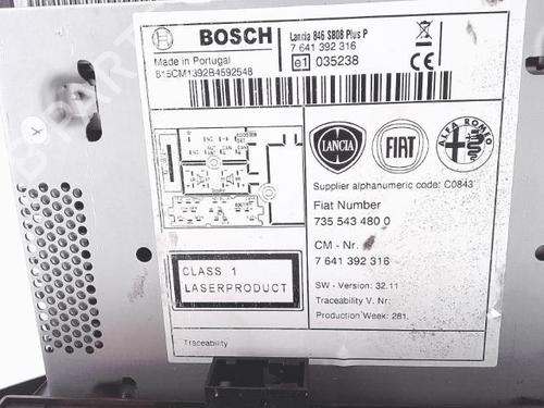 Radio LANCIA YPSILON (312_) 1.2 (312.PXA1A, 312.YXA1A) | BP25371945E6 