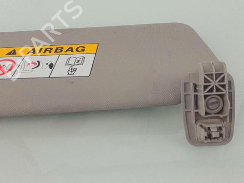 Right sun visor RENAULT CLIO IV (BH_) 1.5 dCi 75 | BP25359762I2 