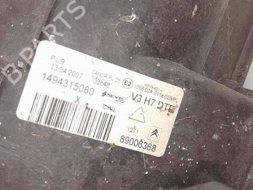 Used Right headlight Right headlight CITROËN C8 (EA_, EB_) 2.0 HDi 165 (163 hp) 25356934 25356934