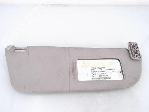 Right sun visor OPEL CORSA C (X01) 1.2 (F08, F68) | BP25356973I2 - Image 4