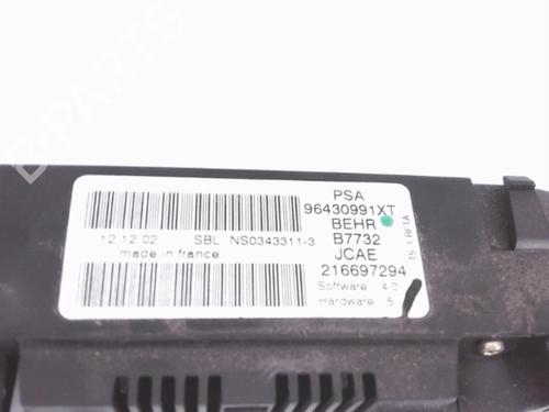 Used Climate control Climate control PEUGEOT 307 Break (3E) 2.0 HDI 110 (107 hp) 25351275 25351275