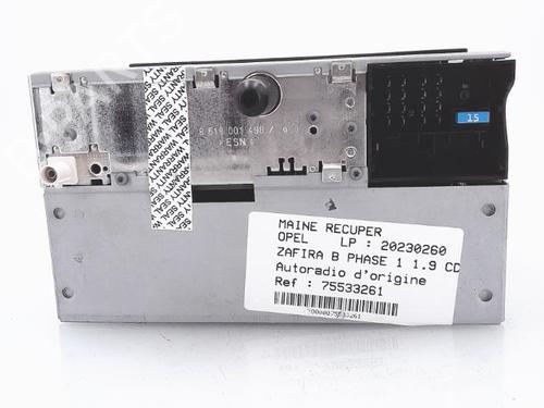 Radio OPEL ZAFIRA / ZAFIRA FAMILY B (A05) 1.9 CDTI (M75) | BP25365979E6 
