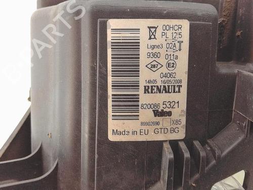 Left headlight RENAULT CLIO III (BR0/1, CR0/1) 1.2 16V (BR02, BR0J, BR11, CR02, CR0J, CR11) | BP29166057C28 - Image 3