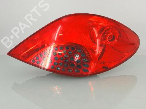 Used Right taillight PEUGEOT 207 (WA_, WC_) 1.4 HDi (68 hp) 25371205