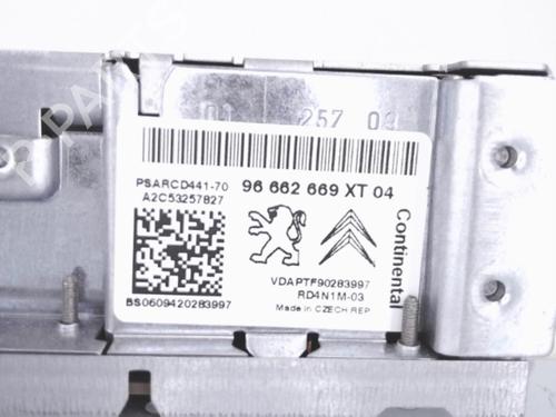 Radio PEUGEOT 207 (WA_, WC_) 1.4 HDi | BP25351083E6 