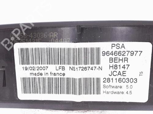 Commande Chauffage PEUGEOT 307 (3A/C) 1.6 HDi | BP25357466I5 