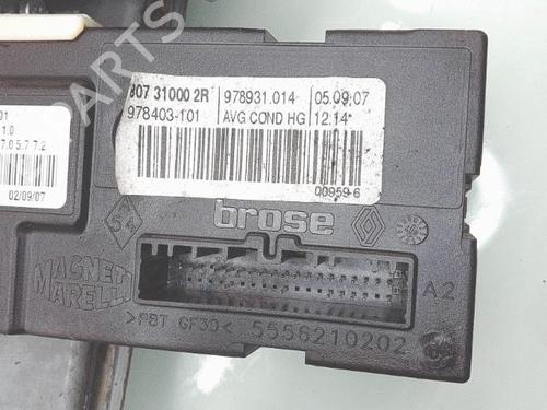 Front left window mechanism RENAULT LAGUNA III (BT0/1) 1.5 dCi (BT00, BT0A, BT0T, BT1J) | BP31853701C22