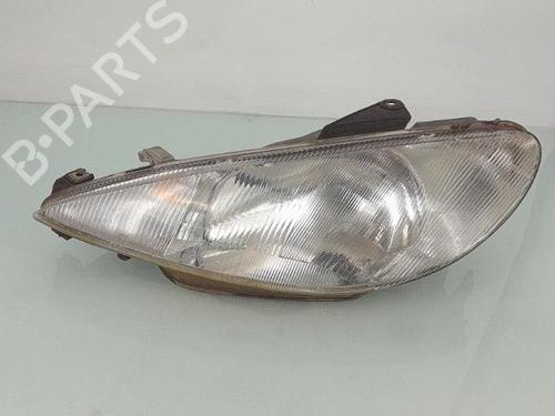 Used Left headlight PEUGEOT 206 Hatchback (2A/C) 1.9 D (69 hp) 25362418