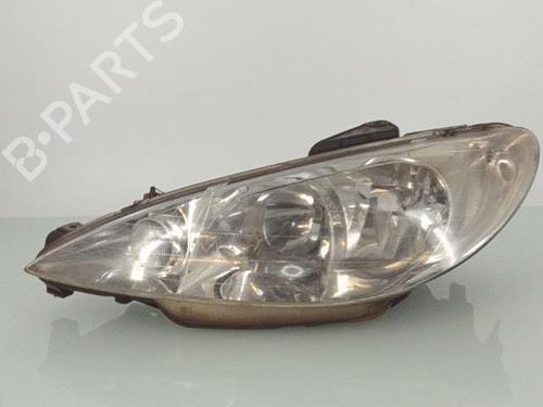Used Left headlight PEUGEOT 206 SW (2E/K) 1.4 HDi (68 hp) 25349607