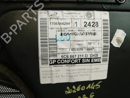 Bageste venstre beklædning Bageste venstre beklædning VW POLO V (6R1, 6C1) 1.4 TDI (90 hp) 37203397 37203397