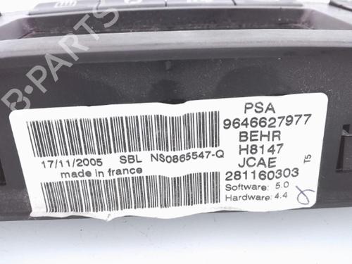 Commande Chauffage PEUGEOT 307 (3A/C) 1.6 HDi (90 hp) 25354962