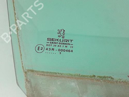 Front right door window PEUGEOT 206 Hatchback (2A/C) 1.1 i | BP27650473C19 