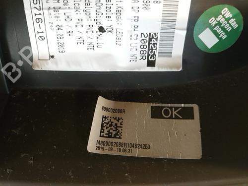 Front right panel RENAULT CLIO V (B7_) 1.0 TCe 100 (B7MT) | BP38722947C59 - Image 7