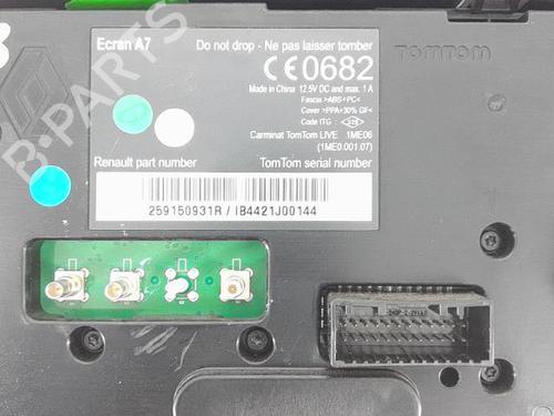 Used Display monitor Display monitor RENAULT MEGANE III Hatchback (BZ0/1_, B3_) 1.5 dCi (BZ09, BZ0D, BZ1W, BZ29, BZ14) (110 hp) 25356157 25356157