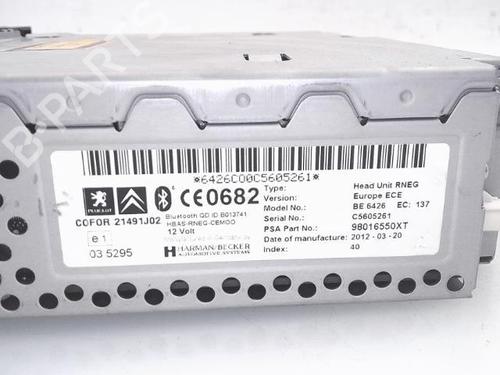 Used Radio PEUGEOT 5008 (0U_, 0E_) 1.6 HDi (110 hp) 27820757