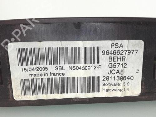 Climate control PEUGEOT 307 (3A/C) 2.0 HDi 135 | BP25353570I5 