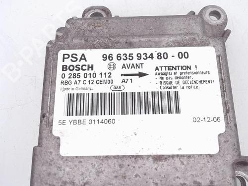 ECU airbags PEUGEOT 207 (WA_, WC_) 1.4 HDi | BP25357584M53 