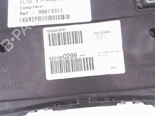 Instrument cluster RENAULT CLIO III (BR0/1, CR0/1) 1.5 dCi (C/BR0G, C/BR1G) | BP25350234C47 