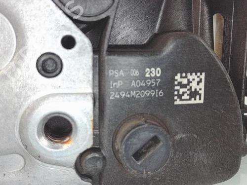 Front right lock PEUGEOT 3008 I MPV (0U_) 1.6 HDi | BP25356496C97