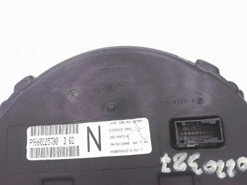 Instrument cluster CITROËN C2 (JM_) 1.4 | BP25350909C47 