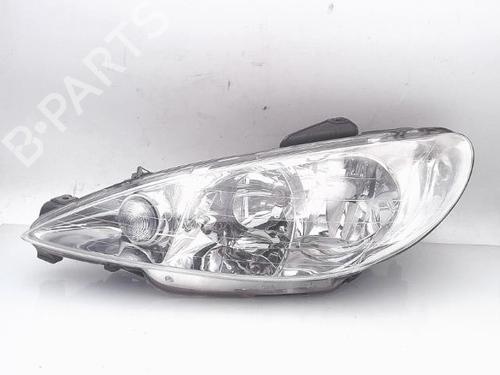 Used Left headlight PEUGEOT 206 CC (2D) 1.6 16V (2DNFUF, 2DNFUR) (109 hp) 25360590